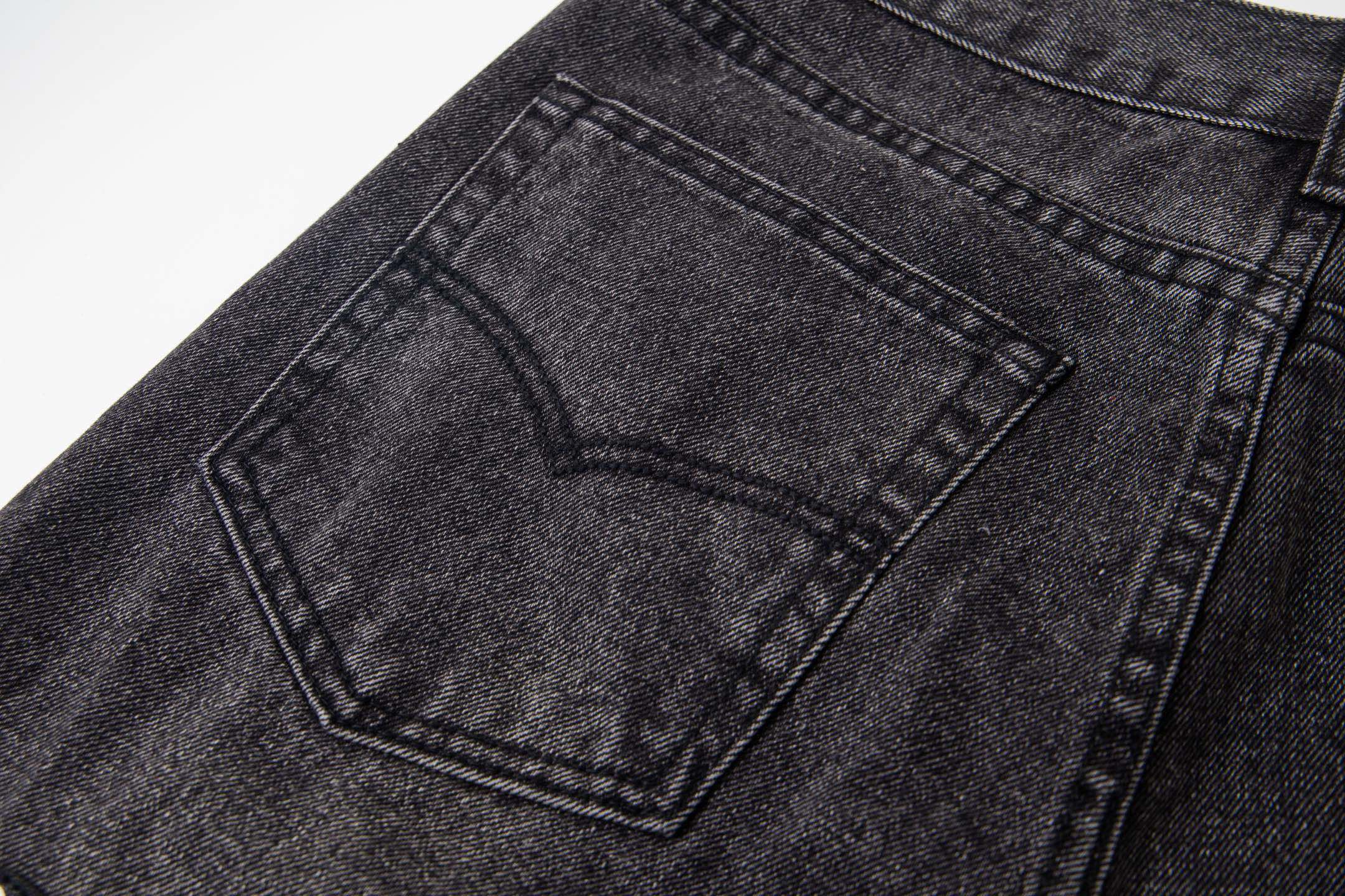 Chrome Hearts Multi Cross Patch Denim Jeans - Grey Gothic Street Pants