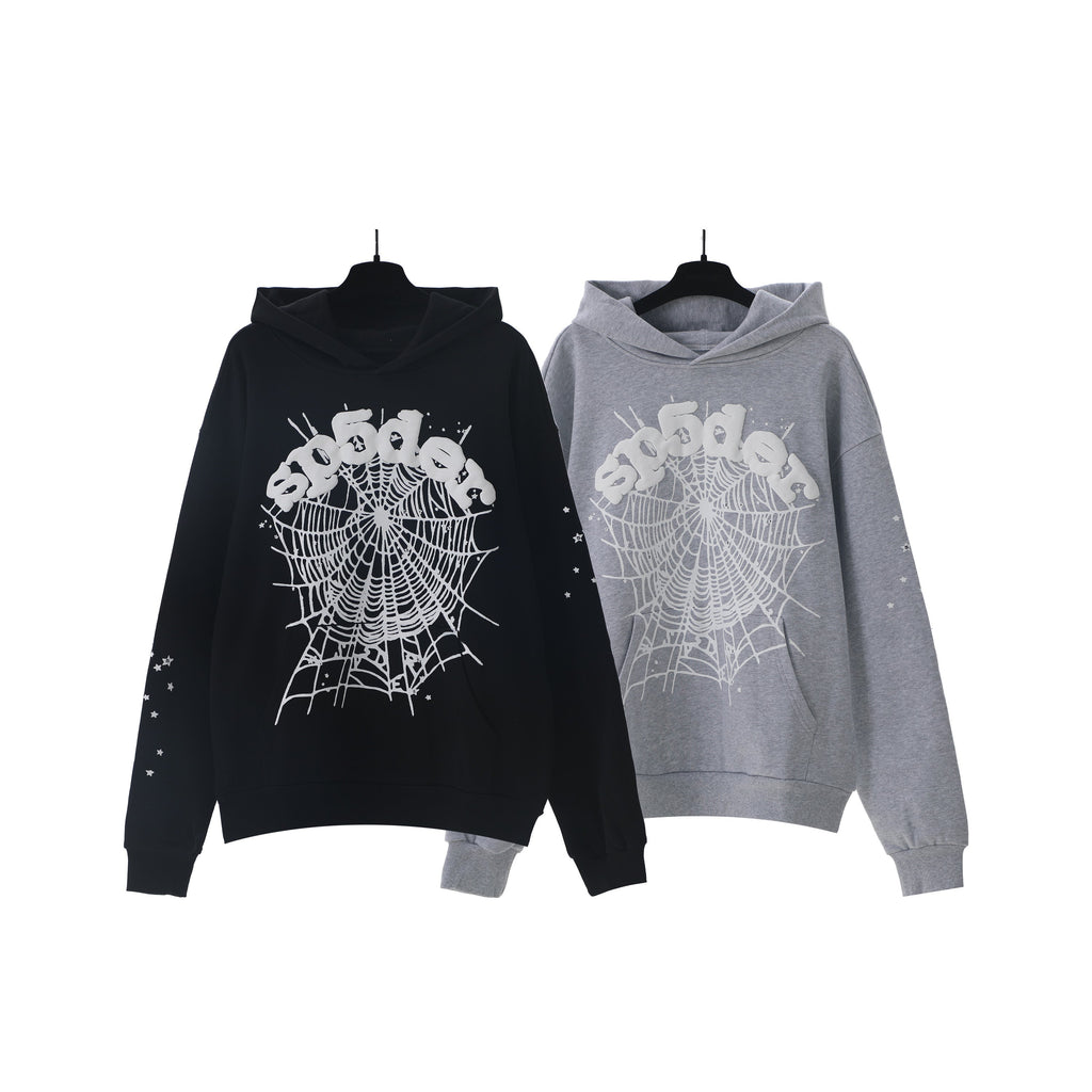 Sp5der OG Web Hoodie  Black