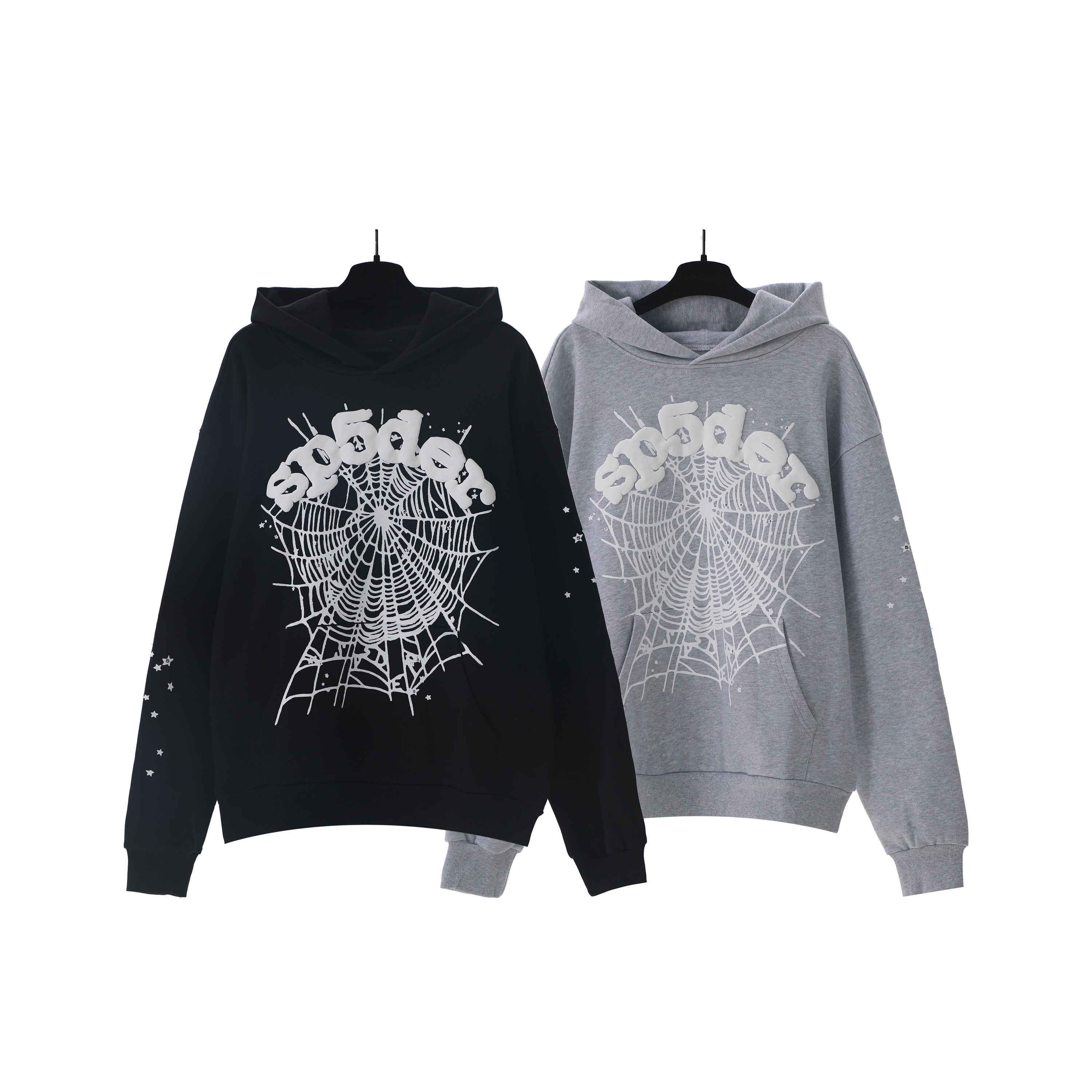 Sp5der OG Web Hoodie  Black