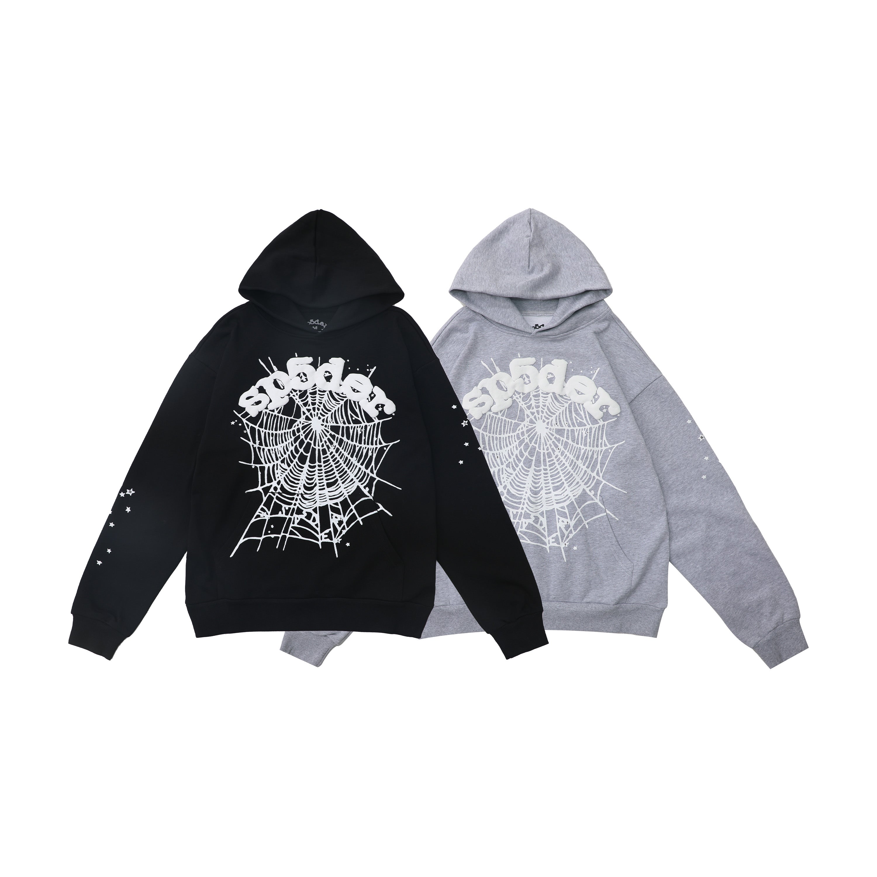 Sp5der OG Web Hoodie  Black