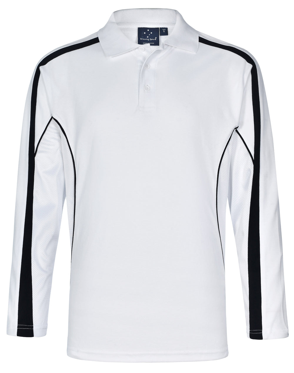Winning Spirit Men's TrueDry® Long sleeve Polo-(PS69)