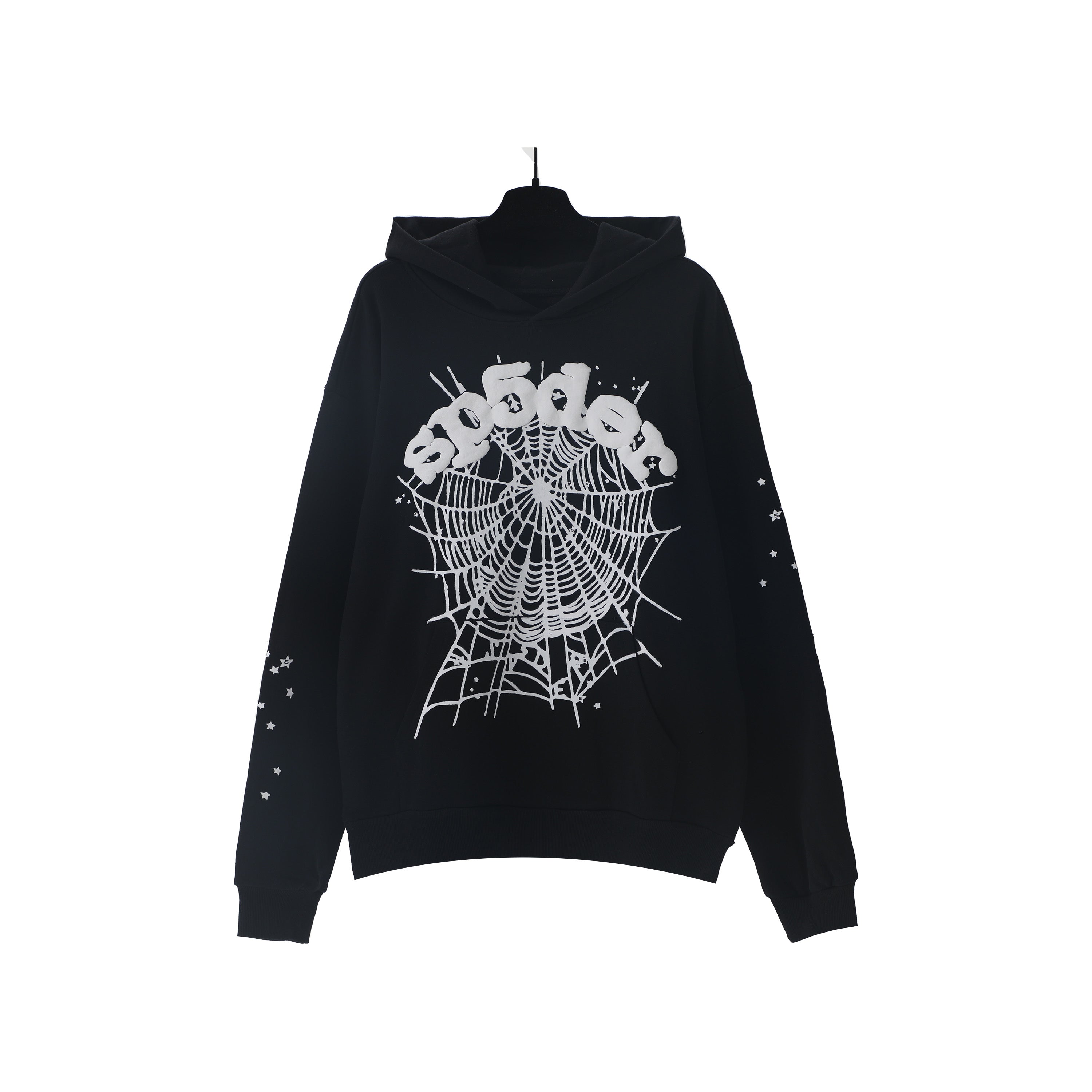 Sp5der OG Web Hoodie  Black