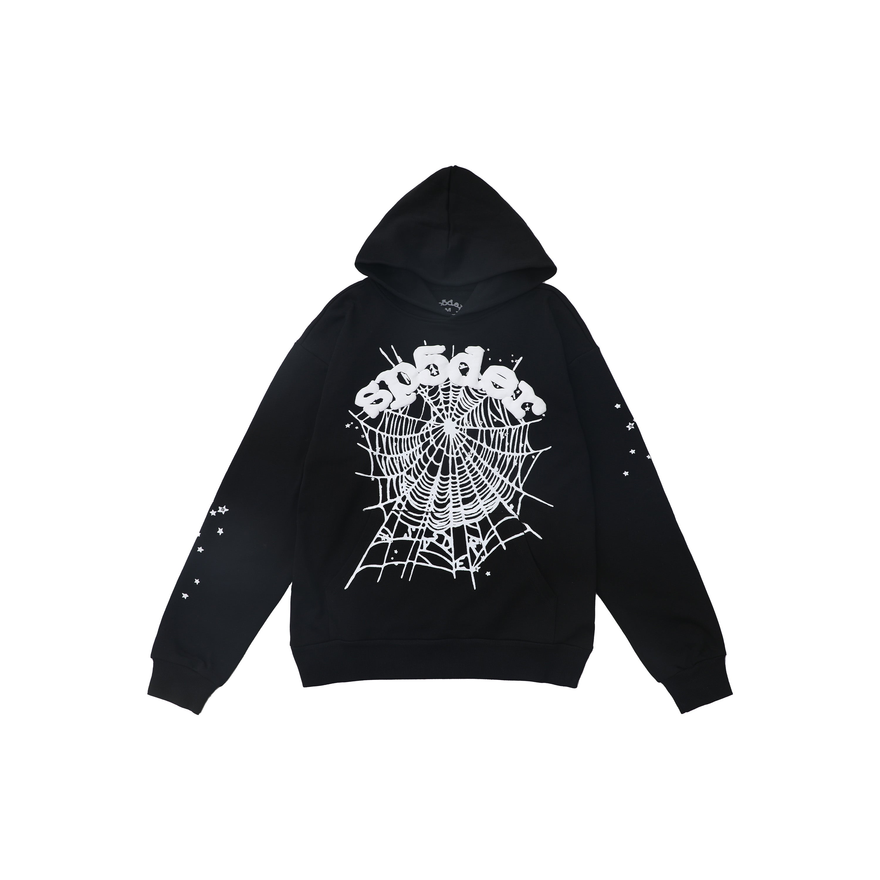 Sp5der OG Web Hoodie  Black