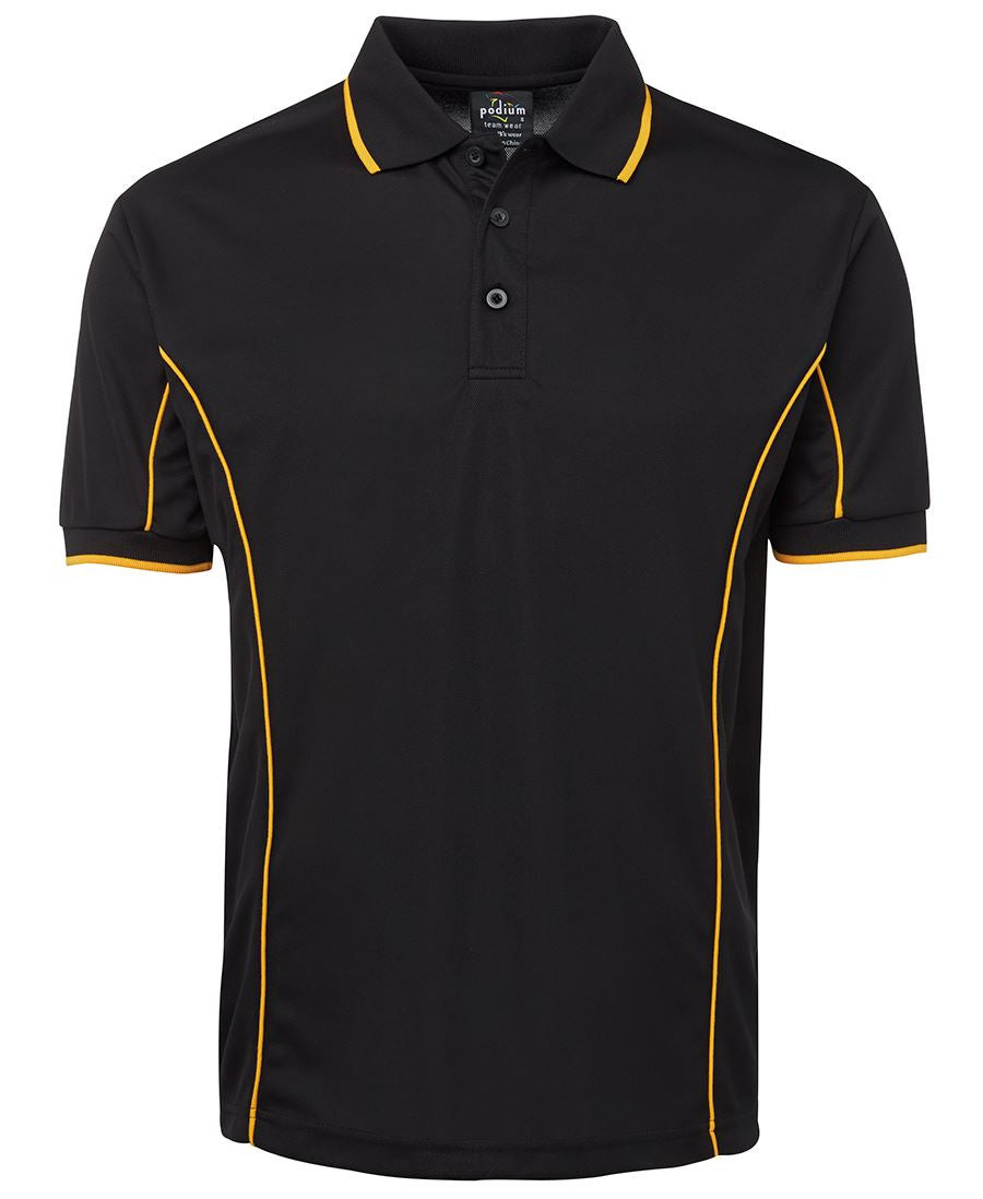 JBs Wear Podium Short Sleeve Piping Polo - Adults 2nd (10 Colour) (7PIP)