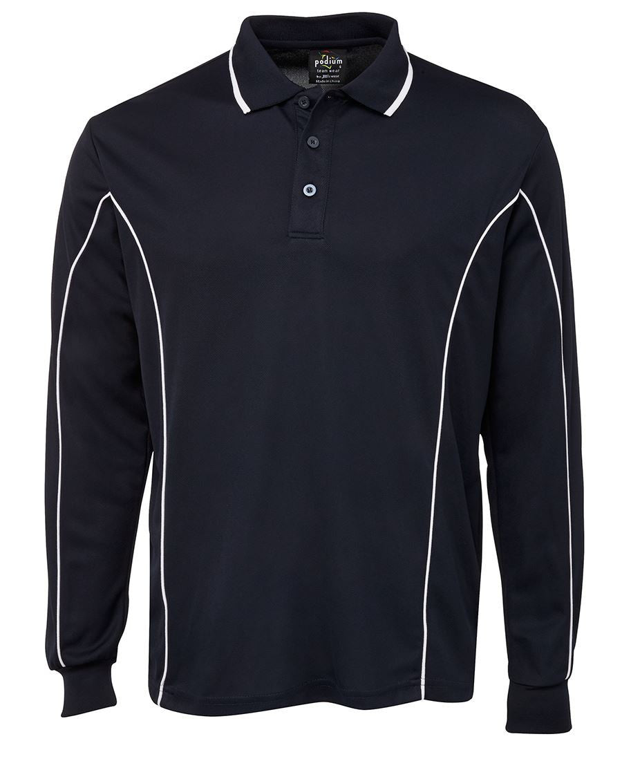 JBs Wear Podium Long Sleeve Piping Polo (7PIPL)