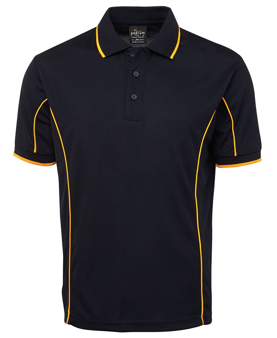 JBs Wear Podium Short Sleeve Piping Polo - Adults 2nd (10 Colour) (7PIP)