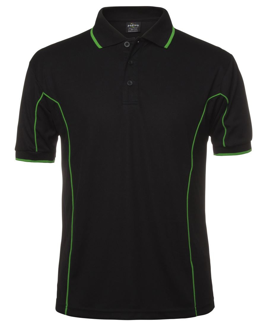 JBs Wear Podium Short Sleeve Piping Polo - Adults 2nd (10 Colour) (7PIP)