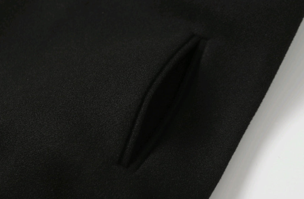 Chrome-Hearts Black White Street Style Baseball Coat 002