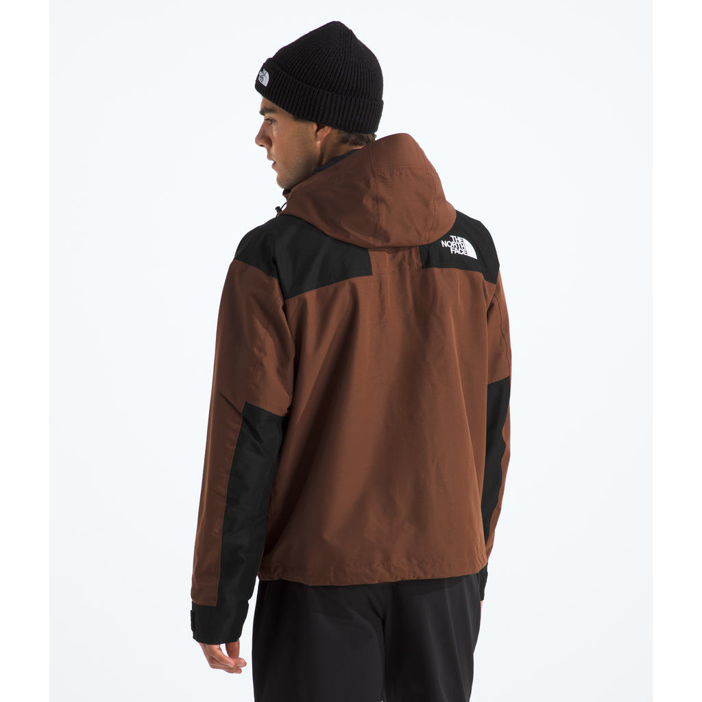 The North Face Men's DryVent Mono Mountain Jacket in Ember Soil/TNF Black