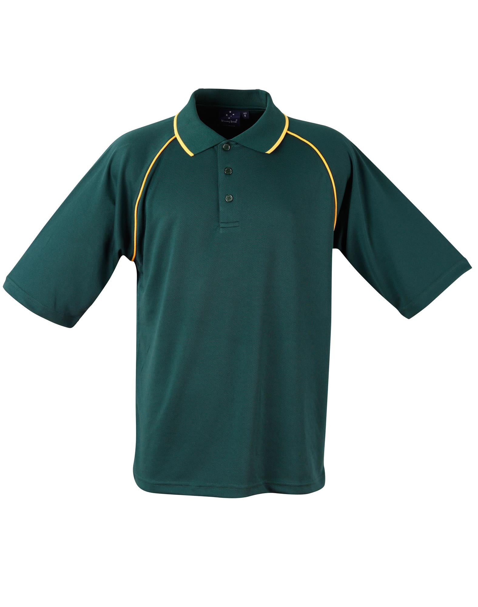 Winning Spirit Men's CoolDry Raglan Short Sleeve Contrast Polo (PS20)