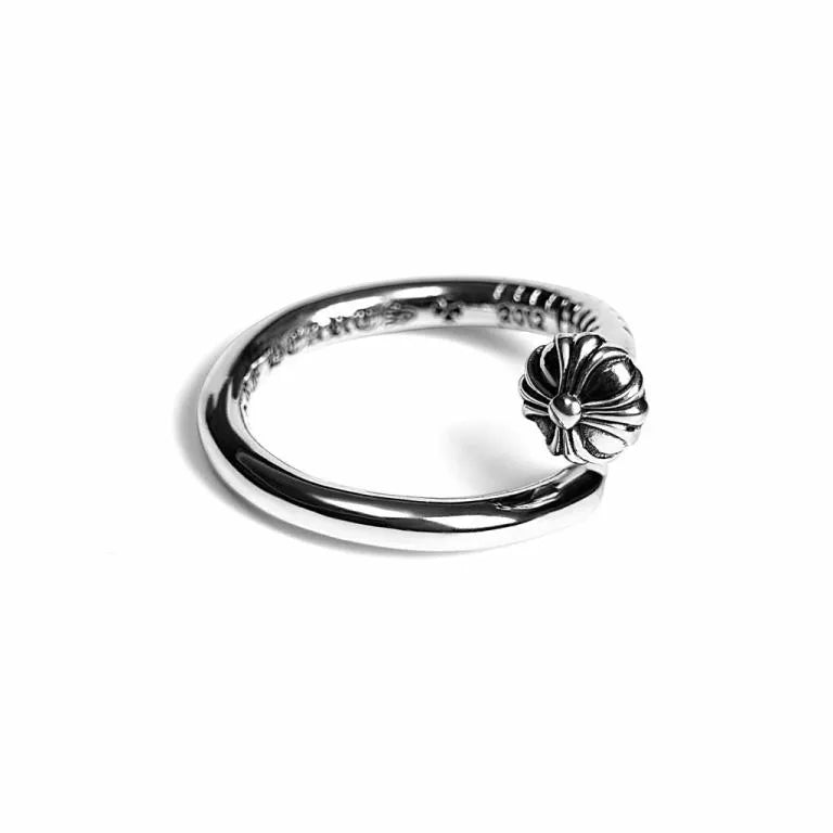 Chrome-Hearts NAIL RING – CROSSBALL -56
