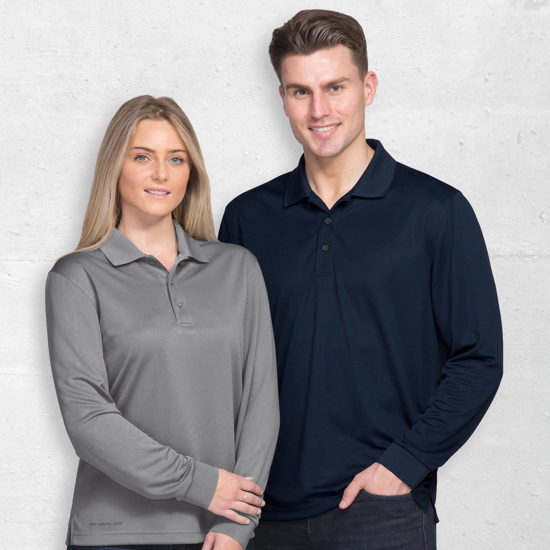 Gear For Life Gear For Life Dri Gear Long Sleeve Axis Polo (DGLAXP)