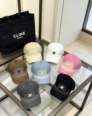 Celine Vintage Distressed Baseball Cap