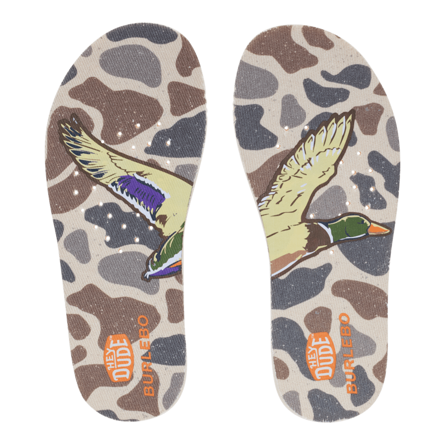 HEYDUDE X BURLEBO Wally Funk Toddler Deer Camo
