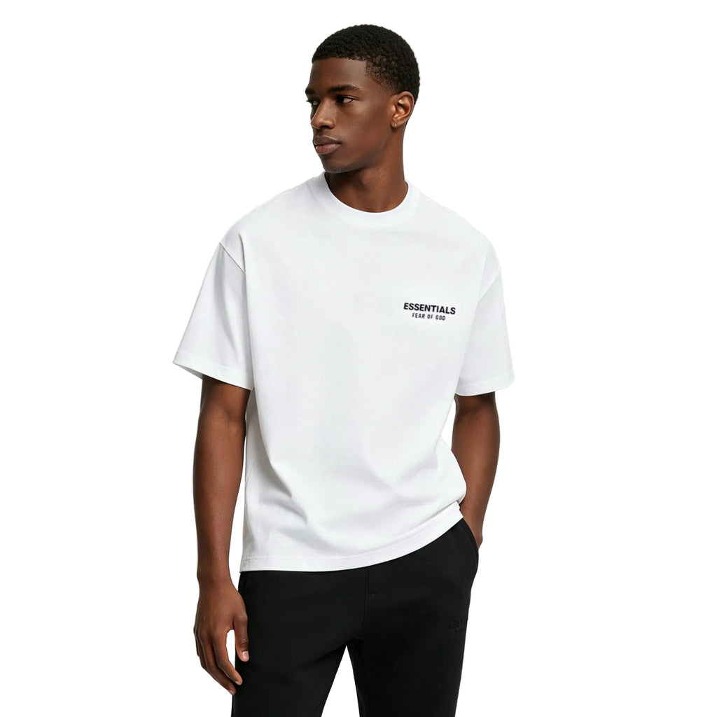 Fear of God Essentials Classic Short Sleeve T-Shirt Bright White