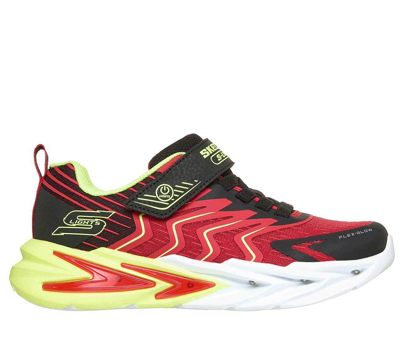 S-Lights: Flex-Glow Ultra - Prism-Pacer, BLACK / RED