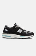 New Balance Men's Made in UK 991v2 Shoes - Black/Smoked Pearl And Silver