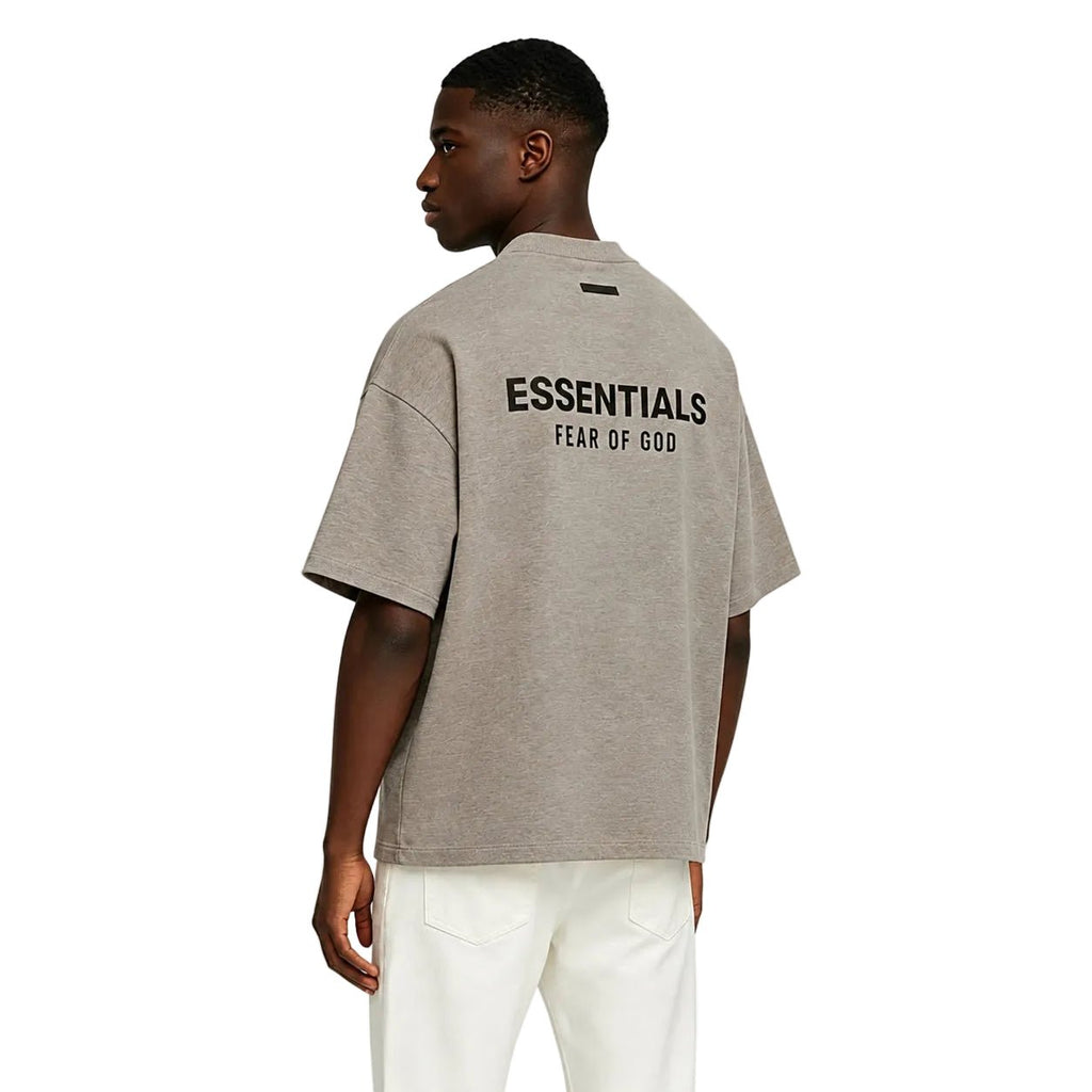 Fear of God Essentials Jersey Crewneck T-Shirt Heather Grey