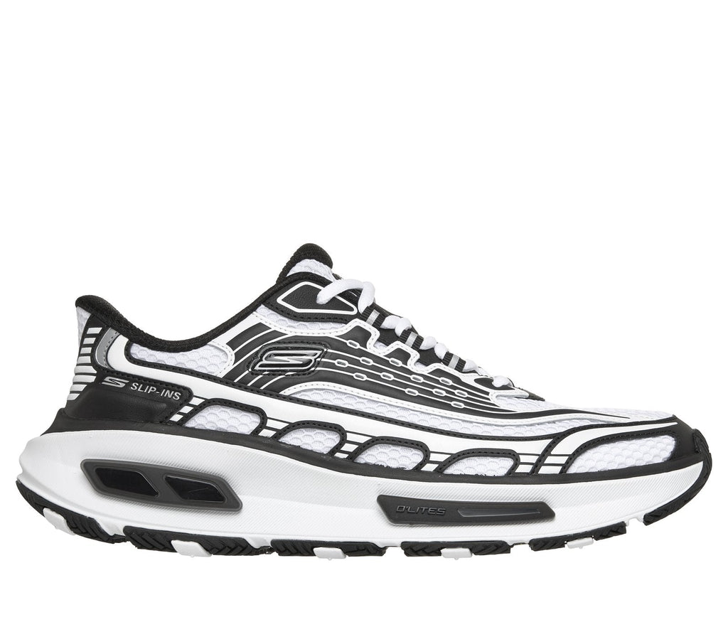 Skechers Slip-ins: Arch Fit D'Lites 330 - Modern Retro Jogger, WHITE / BLACK