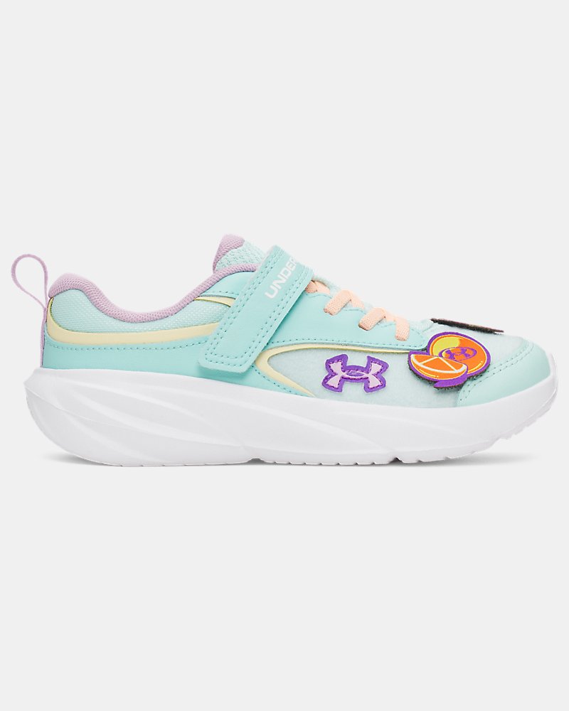UA Surge 5 Patches Girls' Pre-School Running Shoes | Under Armour