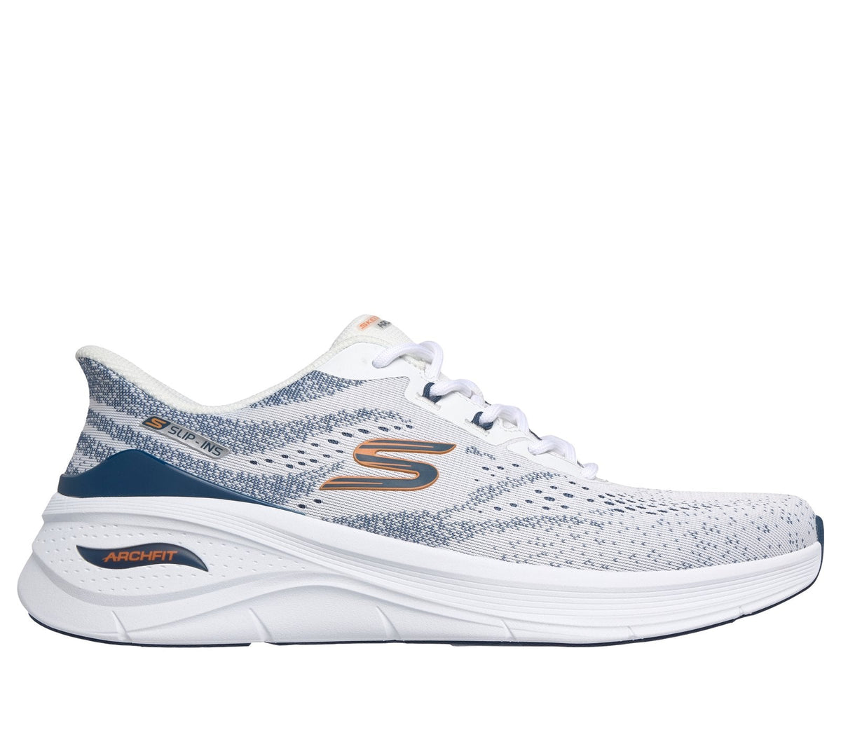Skechers Slip-ins: Arch Fit 3.0, WHITE / NAVY