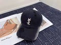 Saint Laurent Baseball Cap - Black / Brown