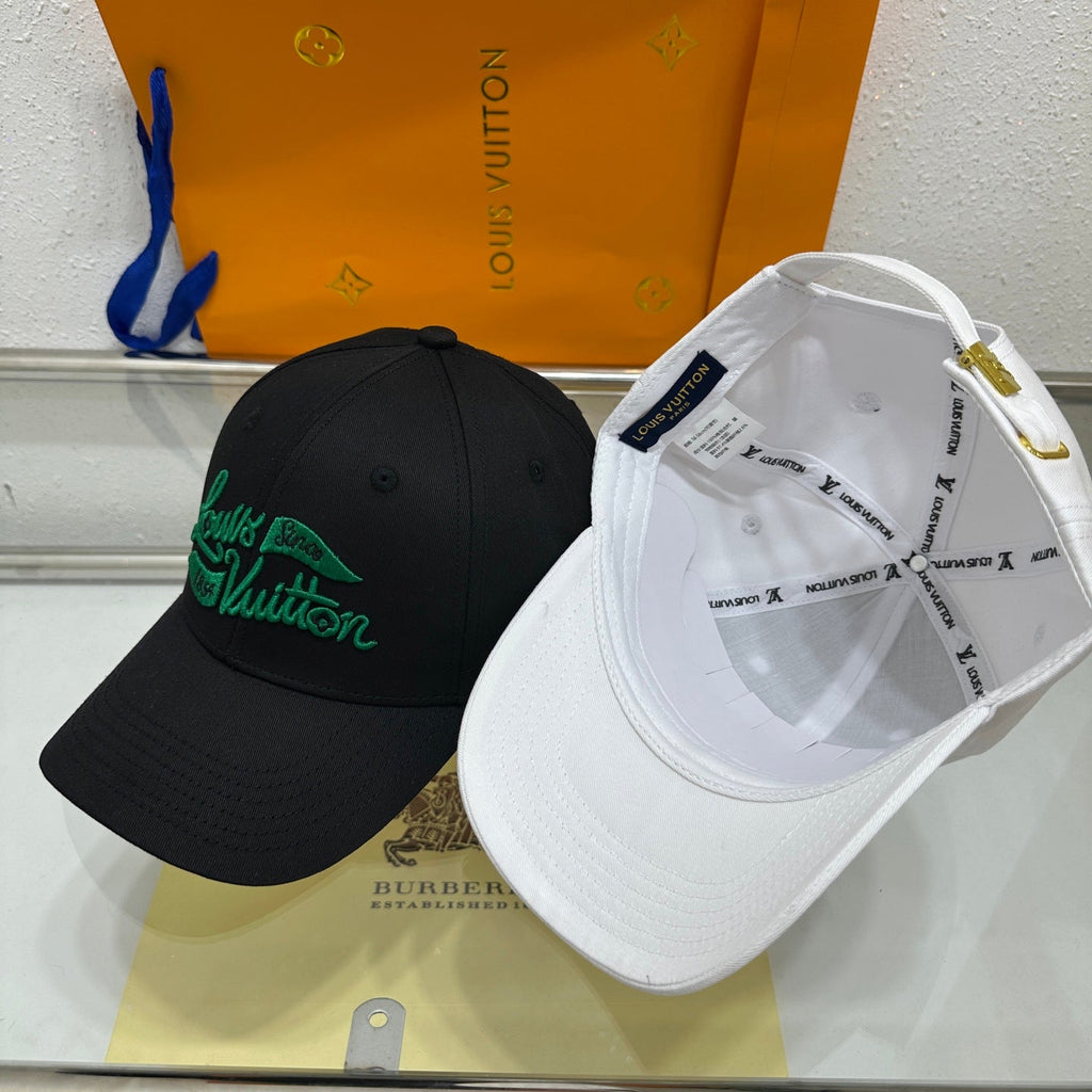 Louis Vuitton Baseball Cap - Black / White