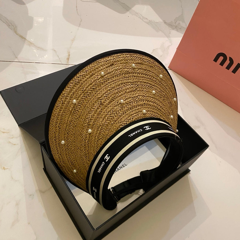 Chanel Pearl Sun Visor