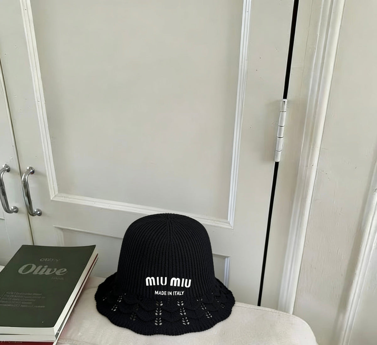 Miu Miu Knitted Bucket Hat