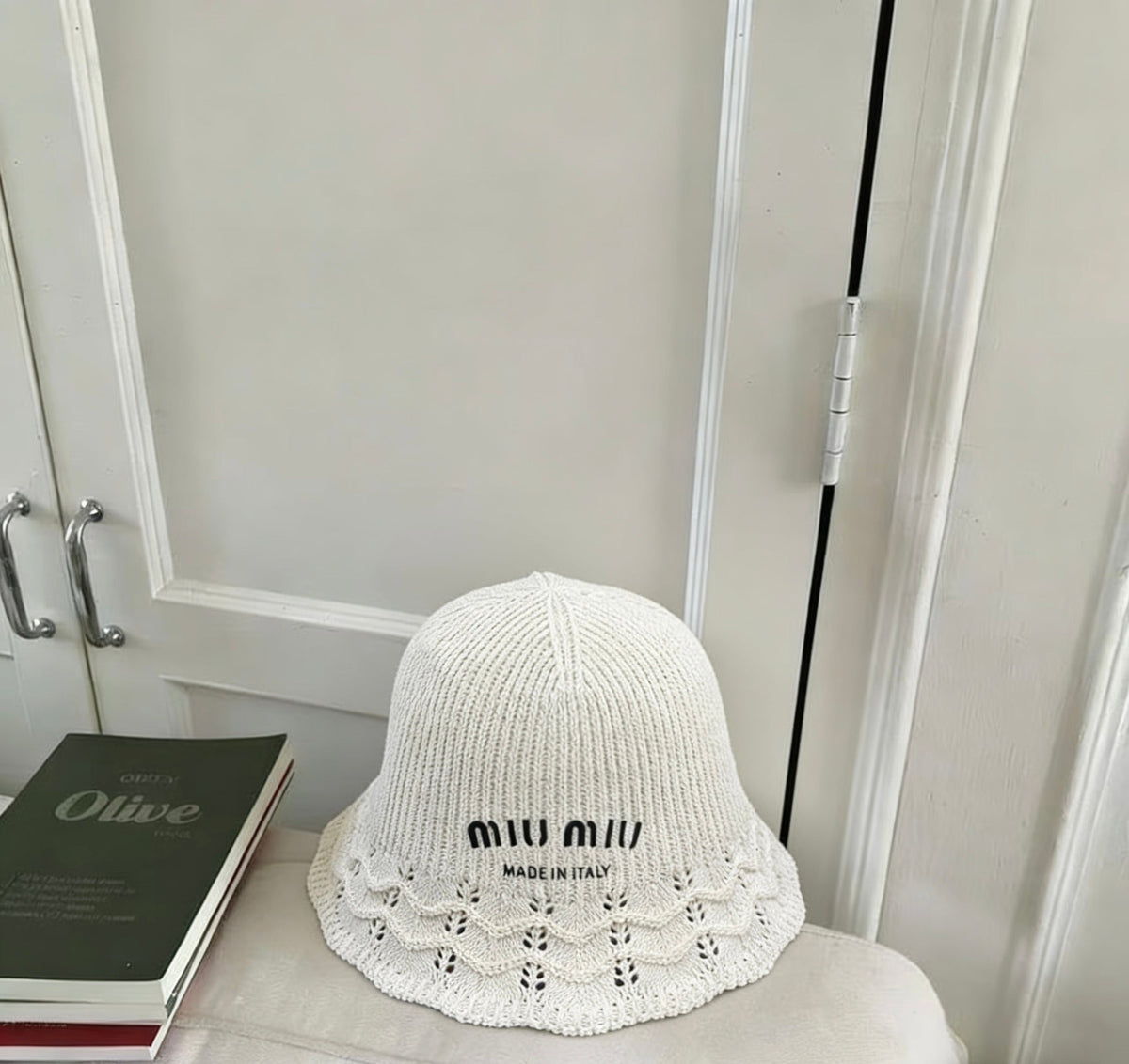 Miu Miu Knitted Bucket Hat