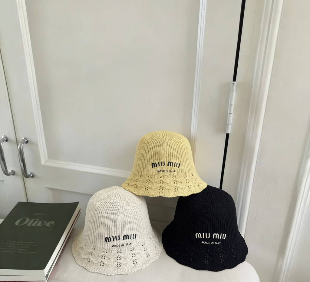 Miu Miu Knitted Bucket Hat