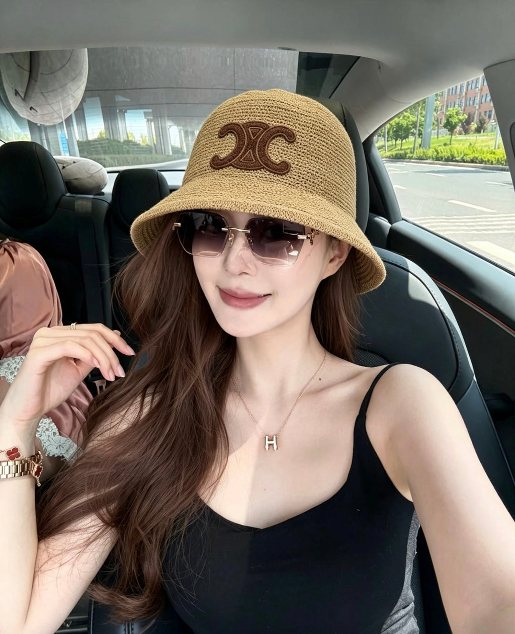 Celine Knit Bucket Hat