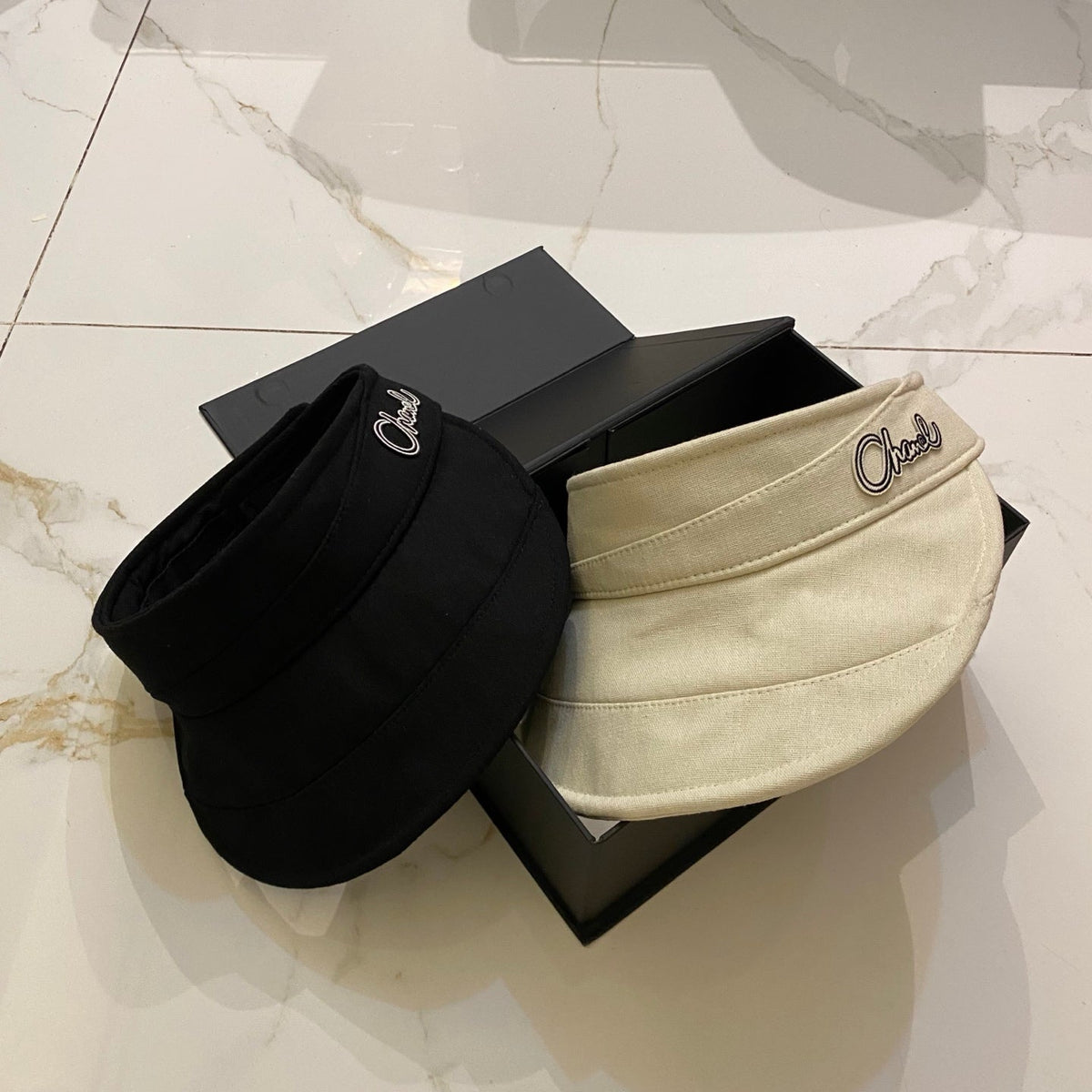 Chanel Cotton Linen Sun Visor