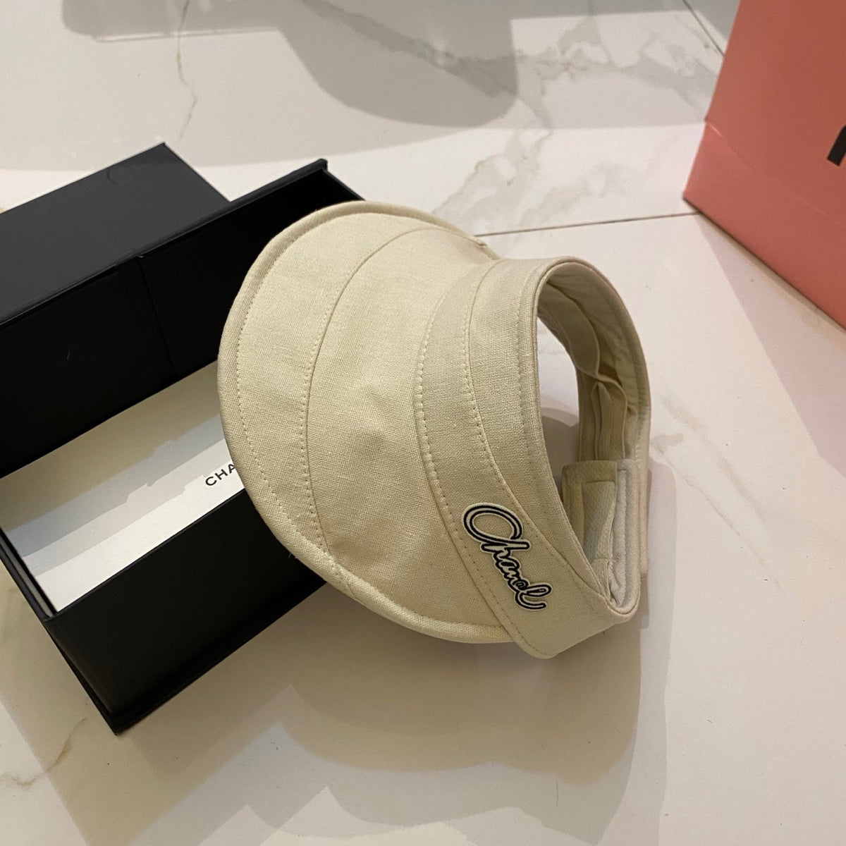 Chanel Cotton Linen Sun Visor