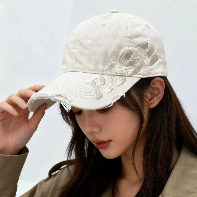 Retro Lettering Baseball Cap