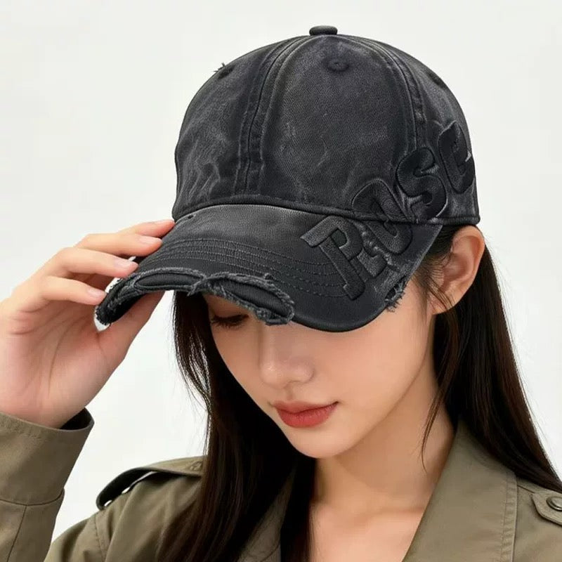Retro Lettering Baseball Cap