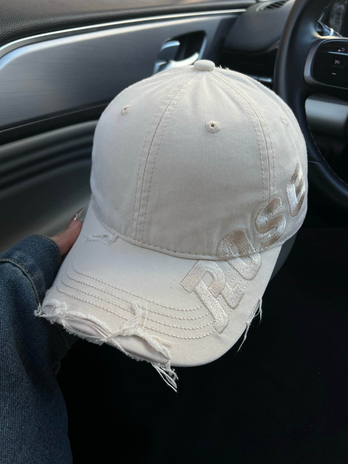 Retro Lettering Baseball Cap