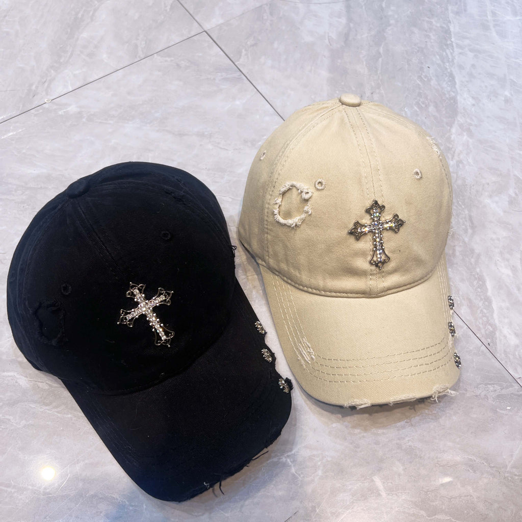 Chrome Hearts Baseball Cap - Beige / Black