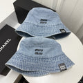 Miu Miu Washed Denim Bucket Hat