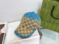 Gucci Baseball Cap - Blue / Pink
