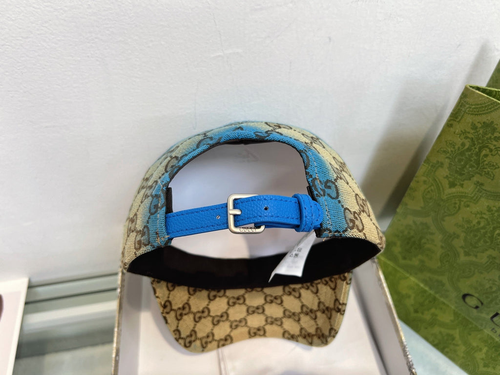 Gucci Baseball Cap - Blue / Pink