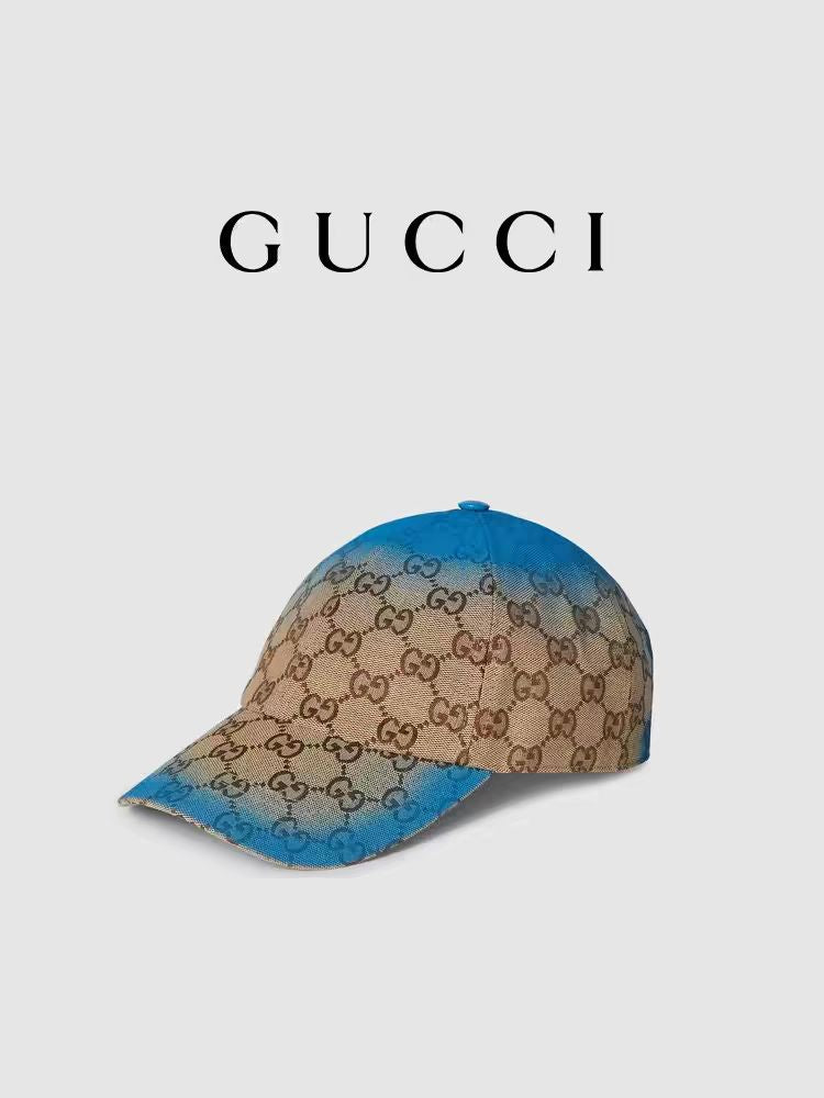 Gucci Baseball Cap - Blue / Pink