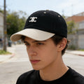 Celine Color-Block Baseball Cap