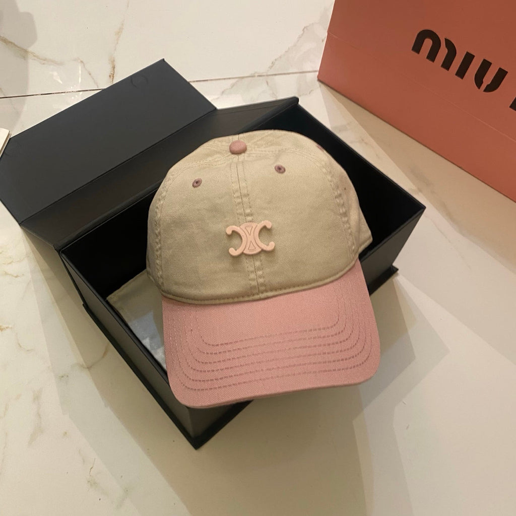 Celine Color-Block Baseball Cap