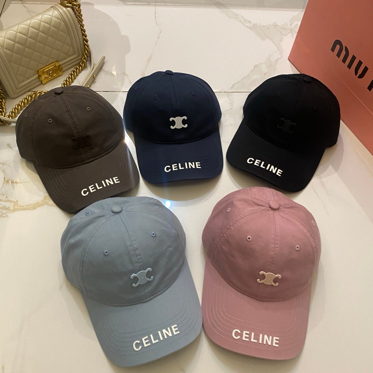 Celine Bright Color Baseball Cap