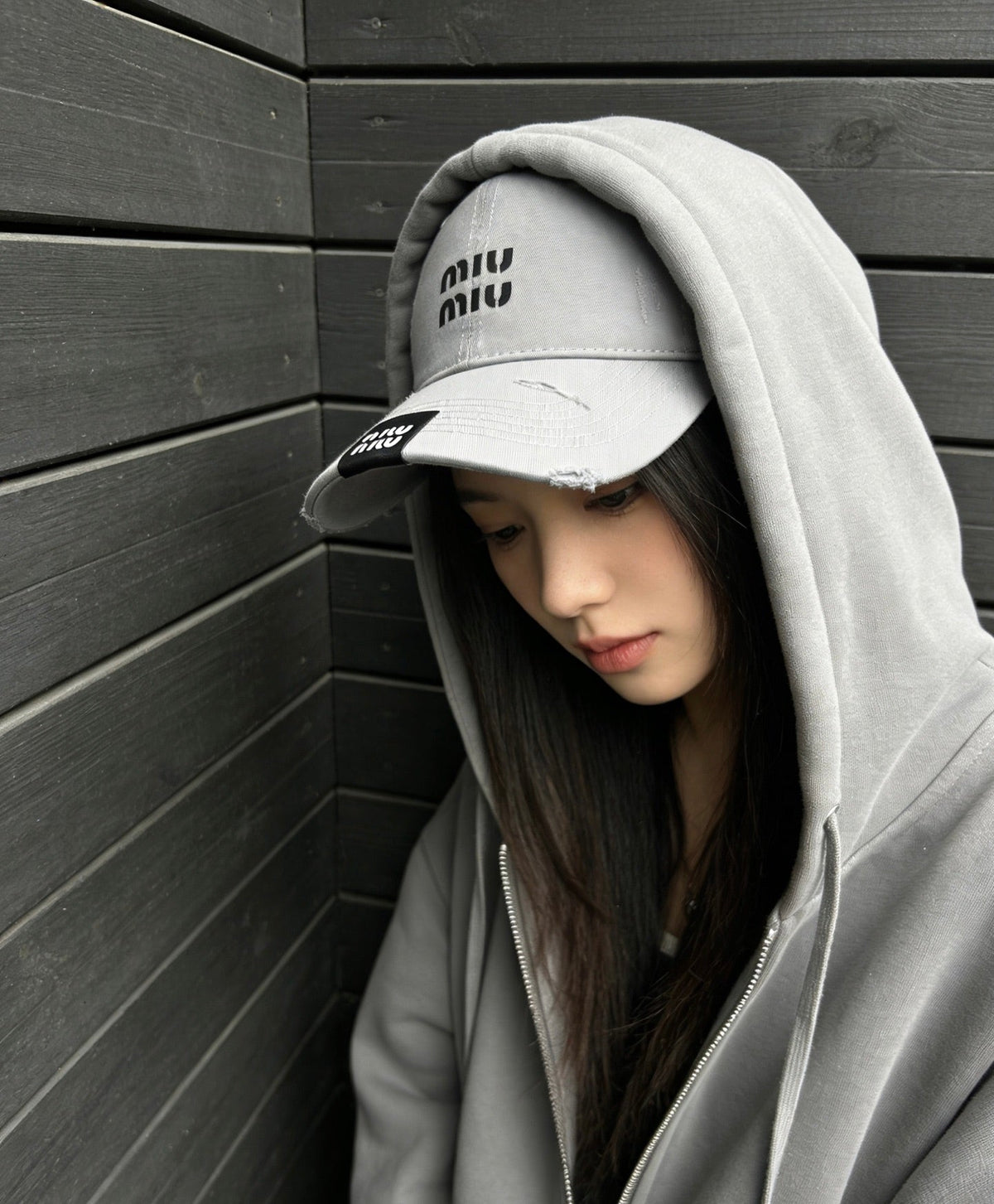 Miu Miu Washed Baseball Cap
