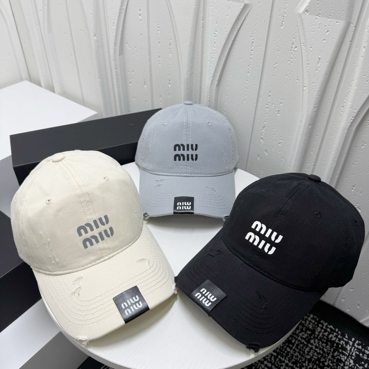 Miu Miu Washed Baseball Cap