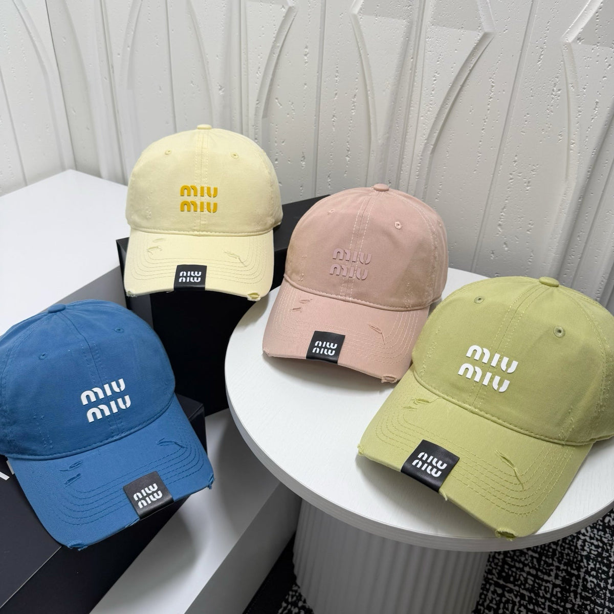 Miu Miu Washed Baseball Cap