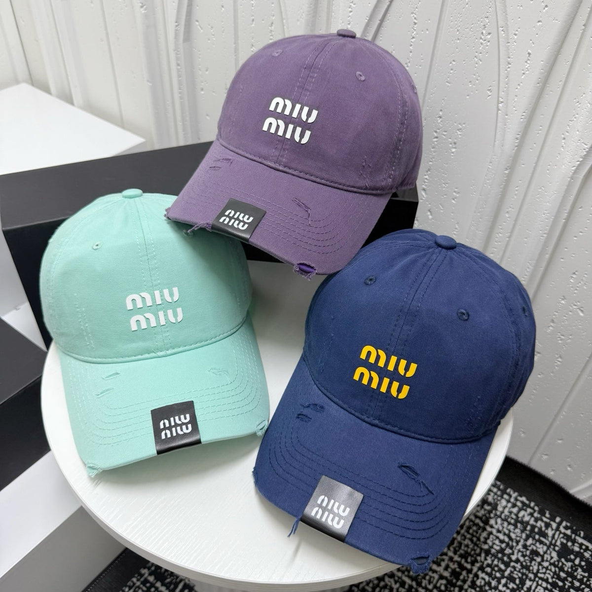 Miu Miu Washed Baseball Cap