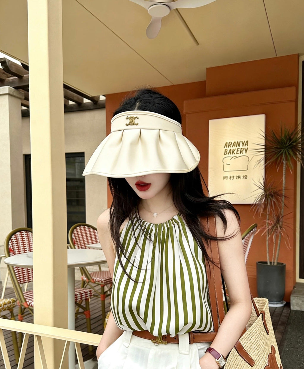 Celine Bucket Hat - Black / White